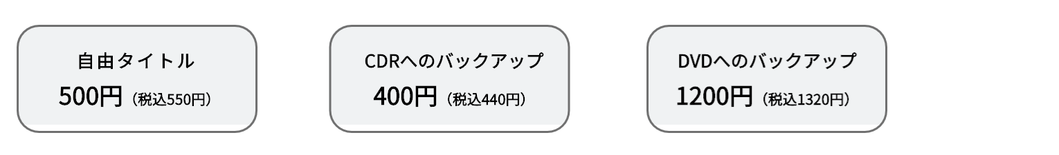 オプション料金