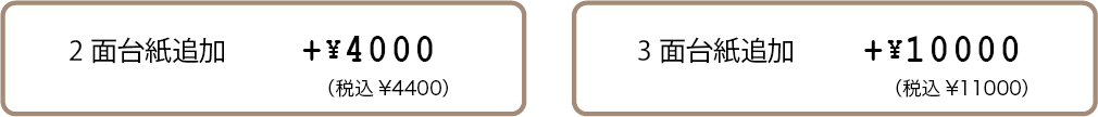 台紙追加