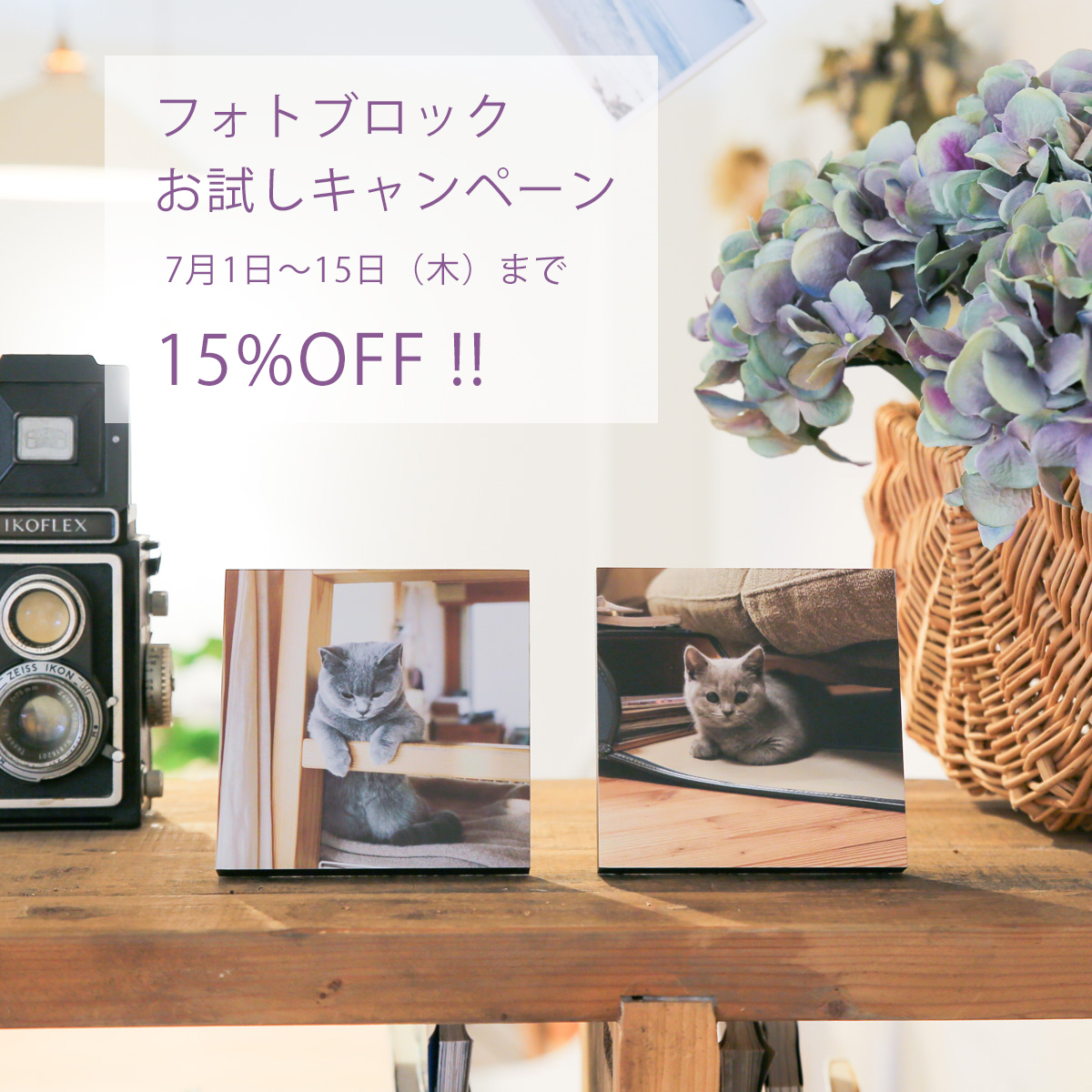 フォトブロックキャンペーン